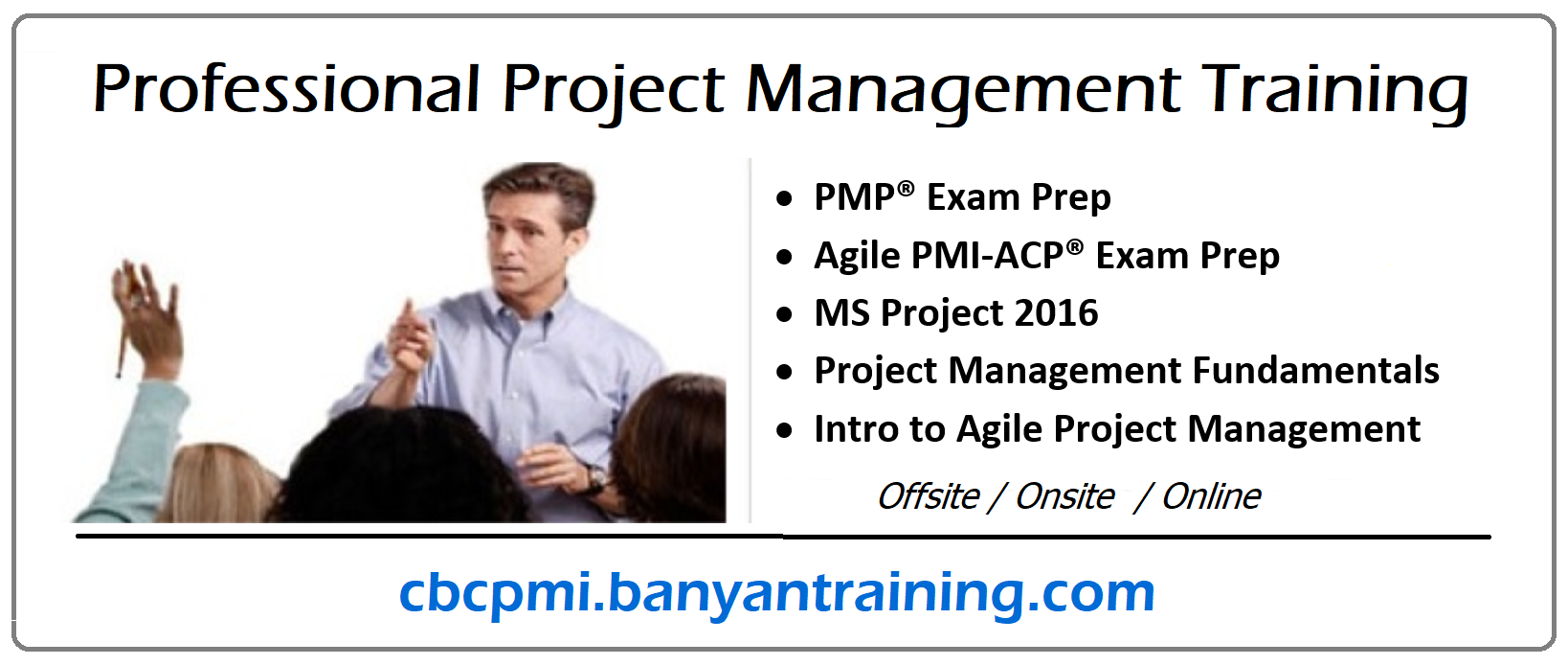 ProjectManagementTraining cbcpmi banyan